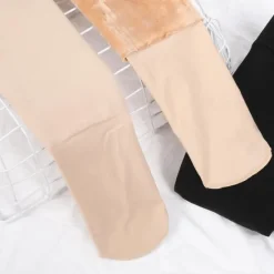 Discount Women's Panty Hose Home Office Work Solid Color Spandex Nylon Basic Classic Warm 1 Pair Women Socks
