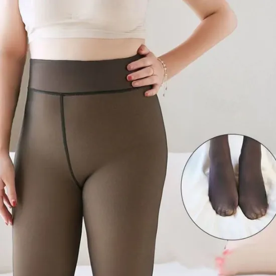 Hot Women's Panty Hose Party Gift Daily Solid Color Acrylic Fibers Casual Warm Elastic Leg Shaping 1 Pair Women Socks