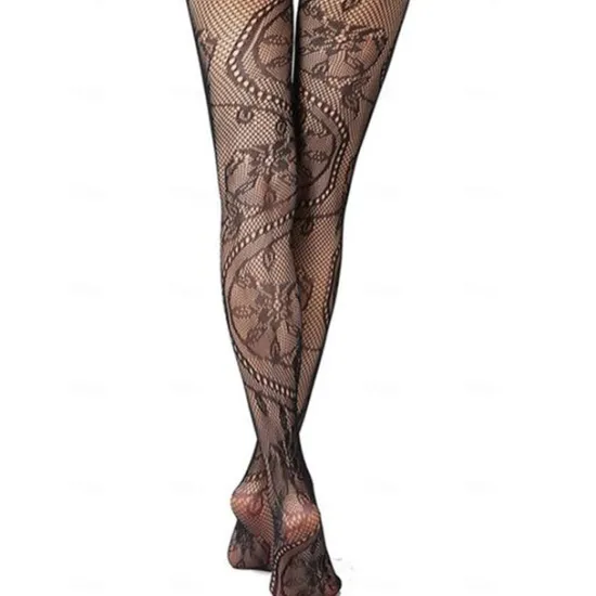 Best Women's Panty Hose Party Holiday Retro Sexy Lolita Elastic 1 Pair Women Socks