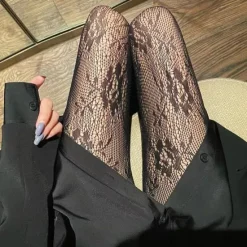 Online Women's Panty Hose Wedding Work Holiday Flower Sexy Lolita Elastic 1 Pair Women Socks