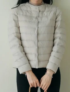 Online Women's Parka Warm Breathable Buttons Pocket Fashion Modern Casual Minimalism Solid Color Outdoor Street Daily Going out Single Breasted Regular Crewneck Regular Fit Long Sleeve Outerwear Wine Red Women Puffers & Parka