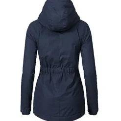 Sale Women's Parka Waterproof Puffer Jacket Thermal Warm Heated Coat Fleece Lined Winter Coat Windproof Outdoor Zip up Hooded Coat Sports Hiking Jacket Purple Pink Women Women's Jacket
