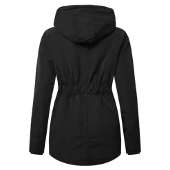 Sale Women's Parka Waterproof Puffer Jacket Thermal Warm Heated Coat Fleece Lined Winter Coat Windproof Outdoor Zip up Hooded Coat Sports Hiking Jacket Purple Pink Women Women's Jacket