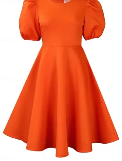 Hot Women's Party Dress Homecoming Dress Cocktail Dress Ruched Crew Neck Short Sleeve Midi Dress Wedding Guest Birthday Black White Summer Spring Women Cocktail Dress