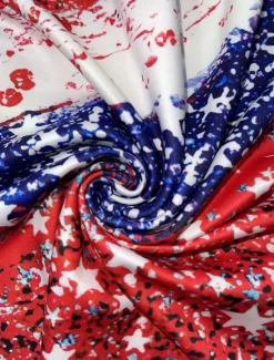 New Women's Patriotic Camisole Tank Top Graphic Flag Stylish Casual Sleeveless Strap Regular Tops Daily Print Summer Women Independence Day Top