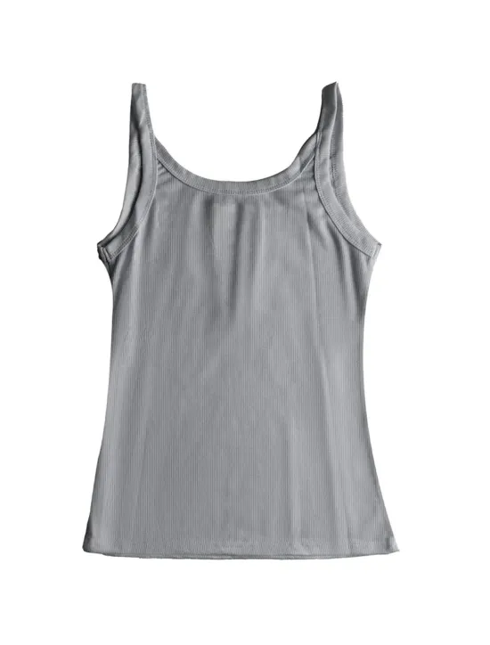 Clearance Women's Plus Size Camisole Tank Top Going Out Tops Henley Shirt Concert Tops Streetwear Basic Sexy Buttons Sleeveless Regular Tops U Neck Sports Holiday Going out Black White Light Grey Dark Gray Women Tank Tops & Camis