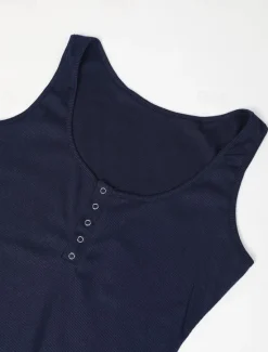 Clearance Women's Plus Size Camisole Tank Top Going Out Tops Henley Shirt Concert Tops Streetwear Basic Sexy Buttons Sleeveless Regular Tops U Neck Sports Holiday Going out Black White Light Grey Dark Gray Women Tank Tops & Camis