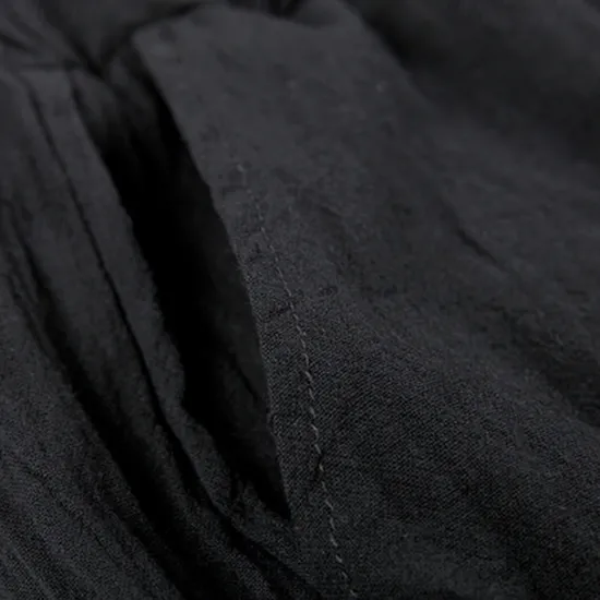 Best Women's Plus Size Cotton Linen Pants High Waist Solid Color Drawstring Wide Leg Comfy Breathable Quick Dry Micro-elastic Black White Dark Navy Blue Summer Spring Fall Loose Fit Women Pants