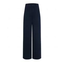 Best Women's Plus Size Cotton Linen Pants High Waist Solid Color Drawstring Wide Leg Comfy Breathable Quick Dry Micro-elastic Black White Dark Navy Blue Summer Spring Fall Loose Fit Women Pants