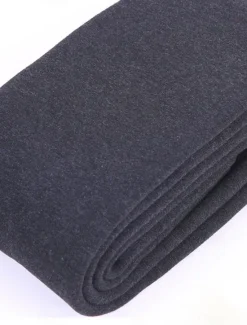 Discount Women's Plus Size Leggings Fashion Simple Full Length High Waist Plain High Cut Thermal Warm Soft Comfortable Stretchy Outdoor Home Daily Grey Black Fall Winter Plus Size Women Leggings