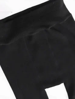 Discount Women's Plus Size Leggings Fashion Simple Full Length High Waist Plain High Cut Thermal Warm Soft Comfortable Stretchy Outdoor Home Daily Grey Black Fall Winter Plus Size Women Leggings
