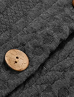 Best Women's Plus Size Parka Button Pocket Plain Outdoor Causal Long Sleeve Hooded Regular Winter Fall Dark Green Dark Blue Red L XL XXL 3XL 4XL Women Coats & Trench Coats