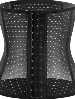 New Women's Plus Size Shapewear Waist Trainer Body Shaper Pure Color Sport Simple Casual Home Daily Going out Breathable Summer Spring Home Outfits Women Shapewear|Lingerie