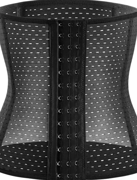 New Women's Plus Size Shapewear Waist Trainer Body Shaper Pure Color Sport Simple Casual Home Daily Going out Breathable Summer Spring Home Outfits Women Shapewear|Lingerie