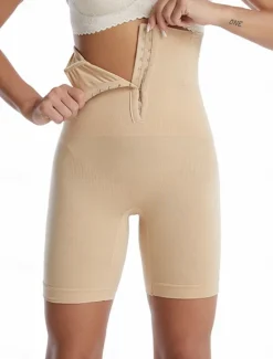 Discount Women's Plus Size Shapewear Waist Trainer Body Shaper Pure Color Sport Casual Comfort Home Daily Going out Nylon Breathable Summer Spring Home Outfits Women Shapewear