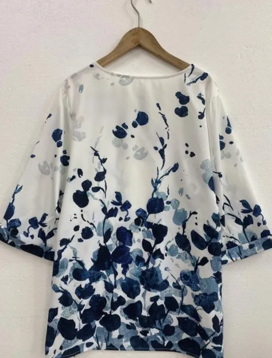 Sale Women's Plus Size T Shirt Daily Casual Leaf Short Sleeve Crew Neck Daily All Seasons Women T-Shirts