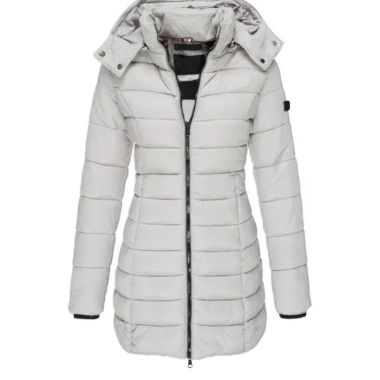 Discount Women's Puffer Jacket Insulated Jacket Hiking Windbreaker Winter Outdoor Thermal Warm Waterproof Windproof Outerwear Mid Length Visible Zipper Fishing Climbing Camping Hiking Women Puffers & Parka