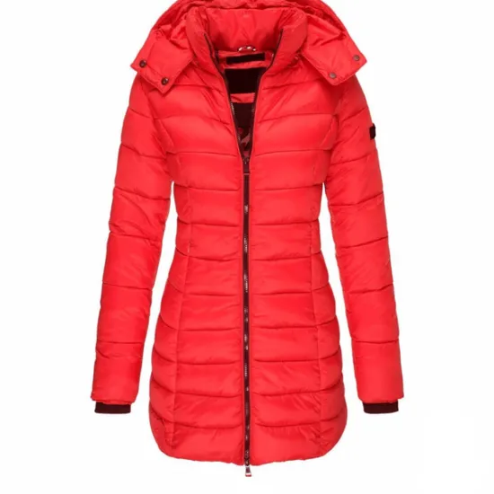 Discount Women's Puffer Jacket Insulated Jacket Hiking Windbreaker Winter Outdoor Thermal Warm Waterproof Windproof Outerwear Mid Length Visible Zipper Fishing Climbing Camping Hiking Women Puffers & Parka