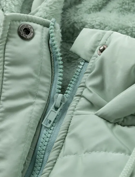 Online Women's Puffer Jacket Winter Windproof Jacket Winter Coat Comfortable Street Casual Daily Zipper Pocket Hoodie Casual Street Style Plain Regular Fit Outerwear Long Sleeve Winter Fall Green Women Puffers & Parka