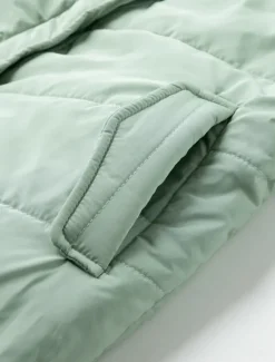 Online Women's Puffer Jacket Winter Windproof Jacket Winter Coat Comfortable Street Casual Daily Zipper Pocket Hoodie Casual Street Style Plain Regular Fit Outerwear Long Sleeve Winter Fall Green Women Puffers & Parka