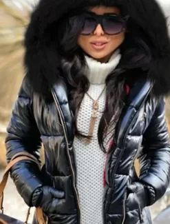 Best Women's Puffer Jacket Work Sports & Outdoor Daily Fall Winter Regular Coat Fashion Streetwear Jacket Long Sleeve Patchwork Women Puffers & Parka