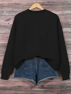 Sale Women's Pullover Casual Cat Hoodie Print Long Sleeve Fall Winter Women Hoodies & Sweatshirts