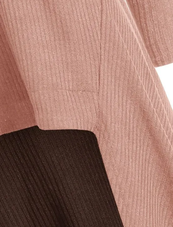 Best Women's Pullover Solid Color Casual Long Sleeve Regular Fit Sweater Cardigans Fall Winter Wine Black Pink Women Pullovers & Tops