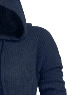 Best Women's Pullover Solid Color Casual Long Sleeve Regular Fit Sweater Cardigans Fall Winter Wine Black Pink Women Pullovers & Tops