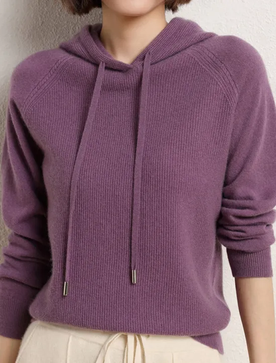 Online Women's Pullover Sweater Jumper Stylish Casual Soft Solid Color Ribbed Hooded Oversized Long Sleeve Regular Tops Knit Outdoor Daily Going out Black Camel Fall Winter Women Pullovers & Tops