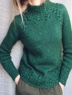 New Women's Pullover Sweater Jumper Stylish Casual Soft Solid Color Cable Turtleneck Oversized Long Sleeve Regular Tops Knit Outdoor Daily Holiday Black Wine Fall Winter Women Pullovers & Tops