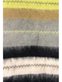 Outlet Women's Pullover Sweater Jumper Stylish Casual Soft Color Block Striped Chunky Crew Neck Oversized Stripe Long Sleeve Regular Tops Knit Outdoor Daily Going out Purple Fall Winter Women Pullovers & Tops