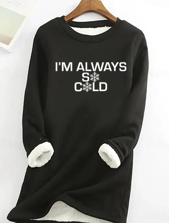 Online Women's Pullover Sweatshirt Letter Casual Comfrt Long Sleeve Crew Neck Regular Tops Street Dailywear Print Black Pink Blue Gray Fall Winter Women Hoodies & Sweatshirts