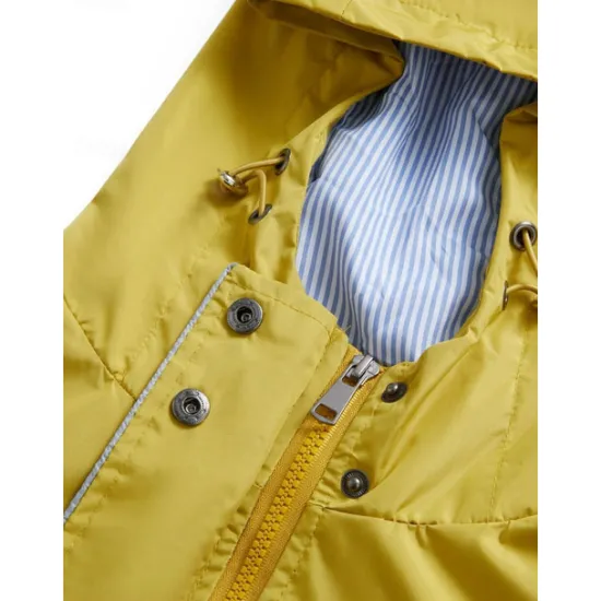 Best Women's Raincoat Waterproof Rain Jacket Mid-Length Windproof Trench Coat Sport Outdoor Hiking Hooded Jacket with Pockets Casual Jacket Long Sleeve Drawstring Winter Coat Warm Black Yellow Women Jackets