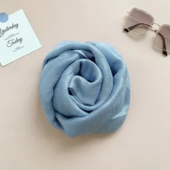 Sale Women's Rectangle Scarf Street Daily Date Blue Pink Scarf Pure Color Women Scarves