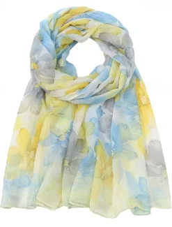 Hot Women's Rectangle Scarf Street Daily Date Purple Pink Scarf Floral Women Scarves