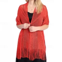 New Women's Rectangle Scarf Street Daily Date Black Red Scarf Pure Color Women Scarves