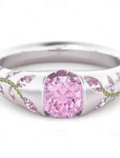 Sale Women's Rings Elegant Valentine's Day Floral Ring Women Trendy Jewelry