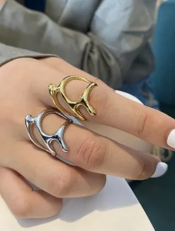 Best Women's Rings Fashion Outdoor Geometry Ring Women Trendy Jewelry
