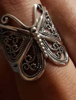 New Women's Rings Fashion Outdoor Butterfly Ring Women Trendy Jewelry