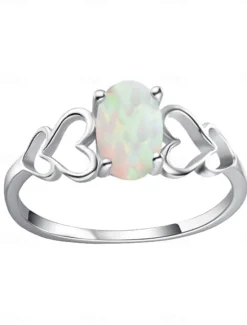Best Women's Rings Romantic Wedding Heart Ring Women Trendy Jewelry