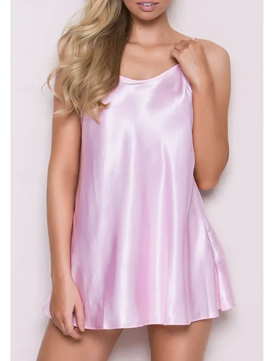 New Women's Robes Gown Nightgown Sleepwear Patchwork Fashion Simple Hot Home Daily Bed Lace Breathable Straps Sleeveless Backless Summer Spring Home Outfits Women Sleepwear