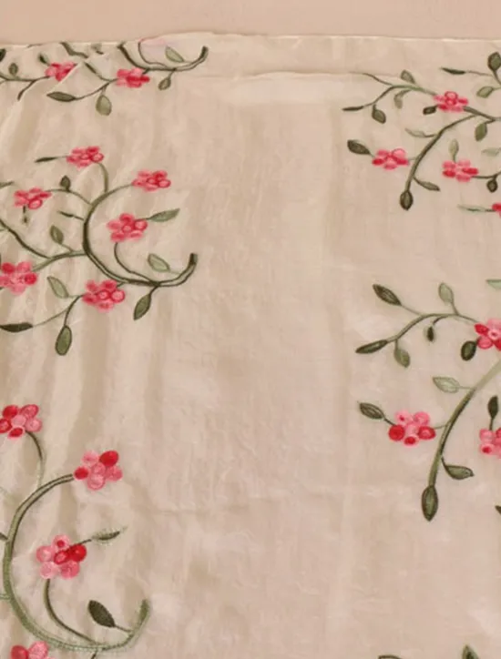 Sale Women's Scarf Cherry Blossom Print Lightweight Soft Pink Floral Breathable Casual Office Evening One Size Fits All Spring Autumn Accessories Women Scarves
