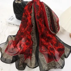 Sale Women's Scarves Daily Holiday Flowers Bohemia Vintage Retro Warm Casual / Daily 1 PC Women Scarves