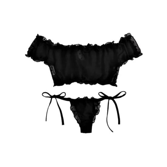 Discount Women's Sexy Bodies Lingerie Set Dot Sexy Uniforms Romantic See Through Valentine's Day Bed Vacation Spandex Off Shoulder Summer Spring Home Outfits Women Lingerie
