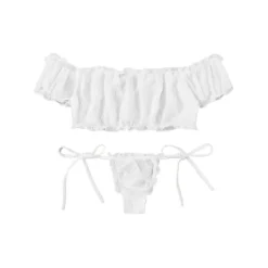 Discount Women's Sexy Bodies Lingerie Set Dot Sexy Uniforms Romantic See Through Valentine's Day Bed Vacation Spandex Off Shoulder Summer Spring Home Outfits Women Lingerie
