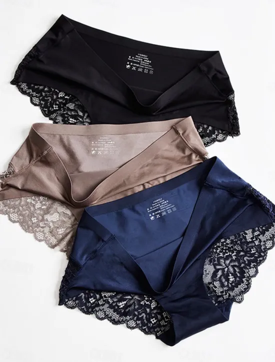 Hot Women's Sexy Lingerie Panties Pure Color Lovers Hot Home Valentine's Day Bed Ice Silk Breathable Hole Summer Spring Home Outfits Women Lingerie