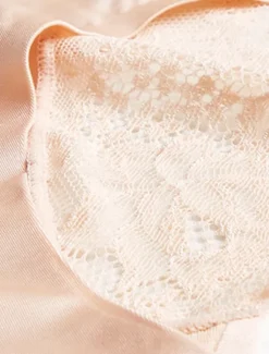 Hot Women's Sexy Lingerie Panties Pure Color Lovers Hot Home Valentine's Day Bed Ice Silk Breathable Hole Summer Spring Home Outfits Women Lingerie