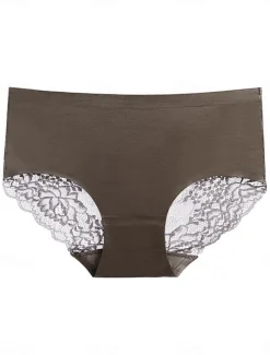 Hot Women's Sexy Lingerie Panties Pure Color Lovers Hot Home Valentine's Day Bed Ice Silk Breathable Hole Summer Spring Home Outfits Women Lingerie