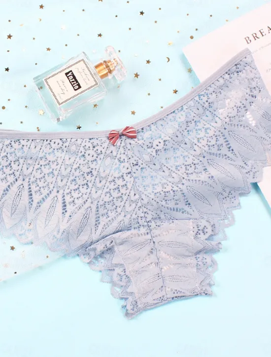Online Women's Sexy Lingerie Panties Pure Color Lovers Hot Home Valentine's Day Bed Lace Breathable Hole Summer Spring Home Outfits Women Lingerie