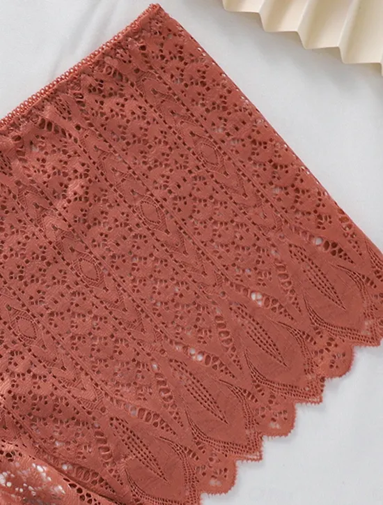 New Women's Sexy Lingerie Panties Pure Color Lovers Hot Home Valentine's Day Bed Lace Breathable Hole Summer Spring Home Outfits Women Lingerie